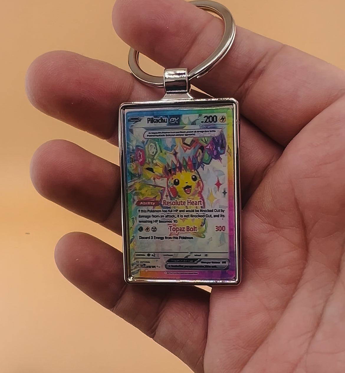 Metal Pokemon Motion Keychains