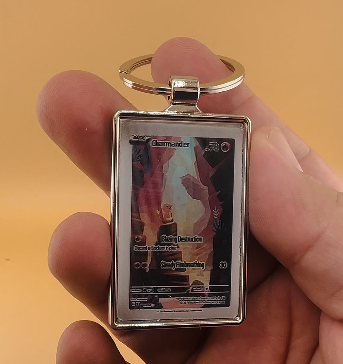 Metal Pokemon Motion Keychains