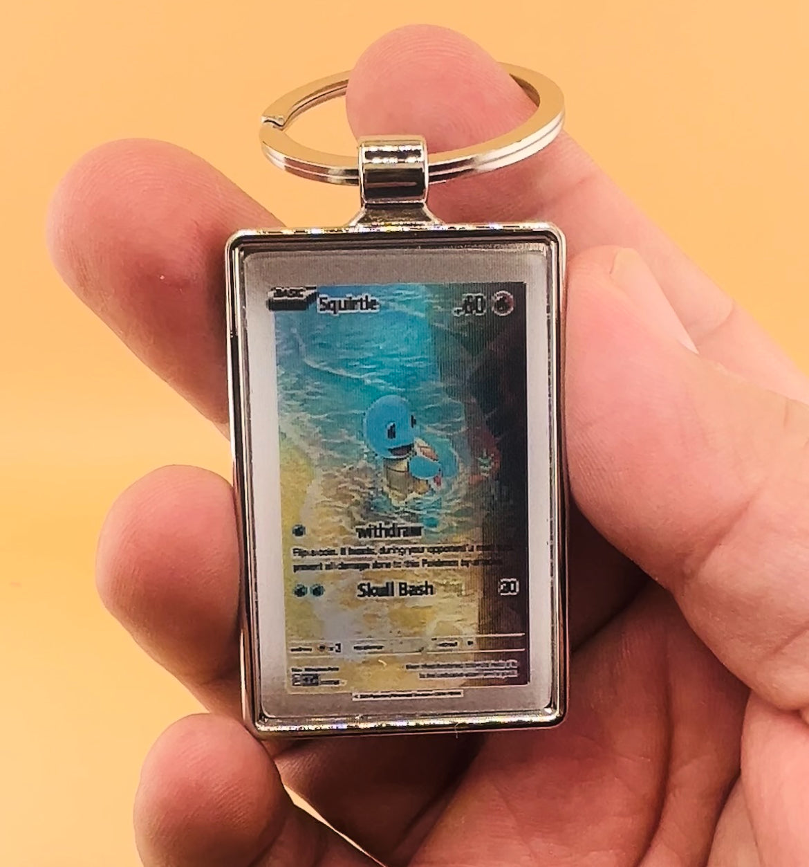 Metal Pokemon Motion Keychains