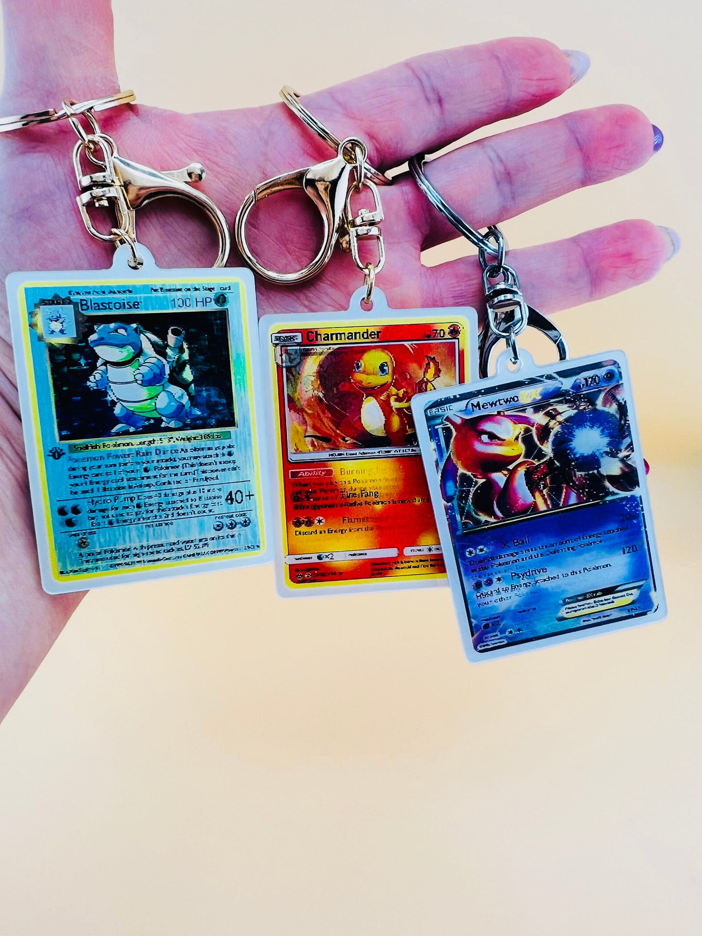 Pokemon Motion Keychains