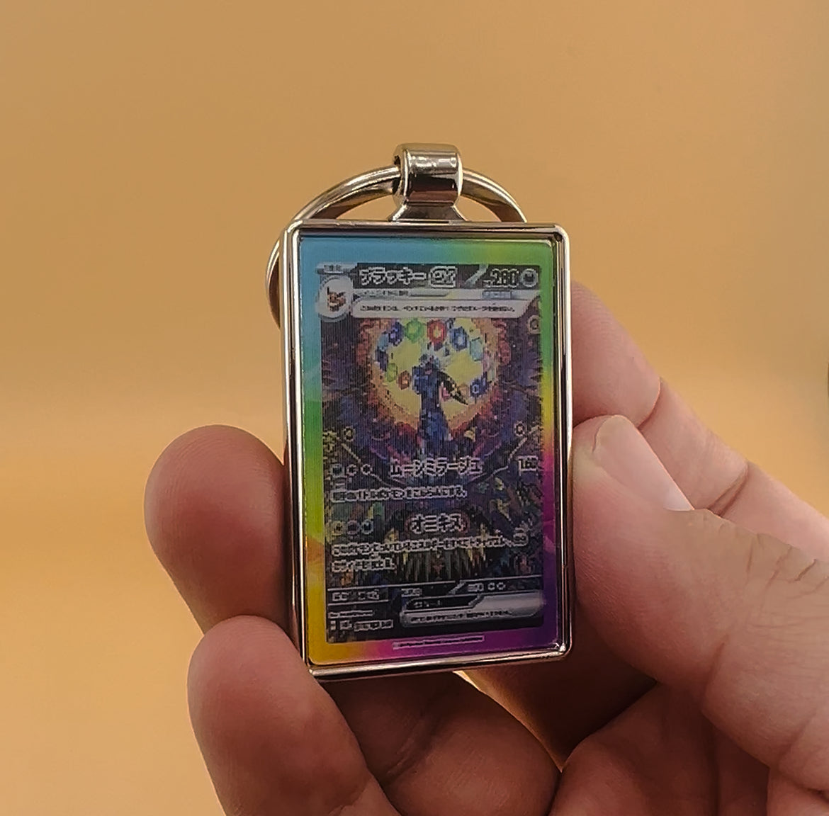 Metal Pokemon Motion Keychains