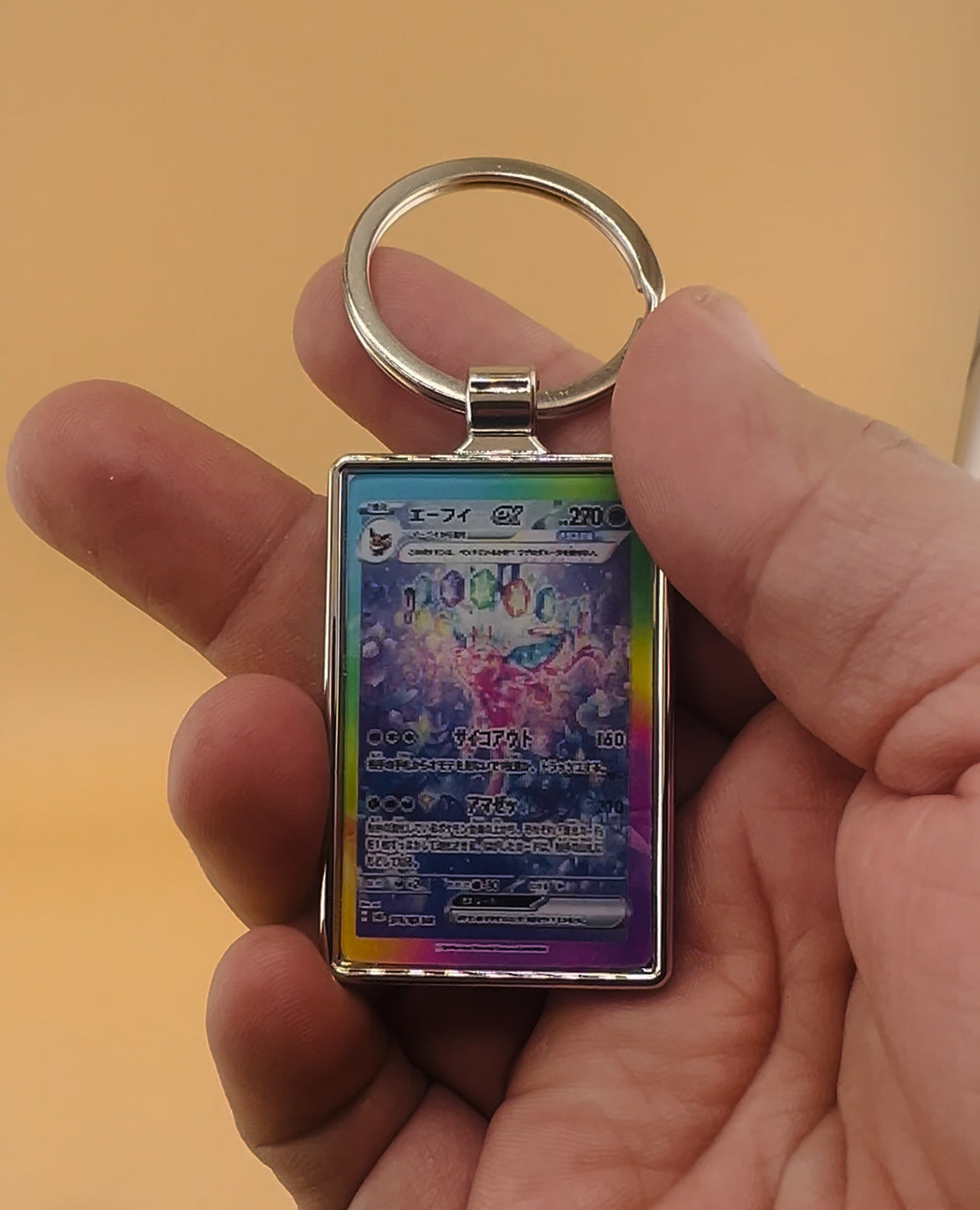 Metal Pokemon Motion Keychains