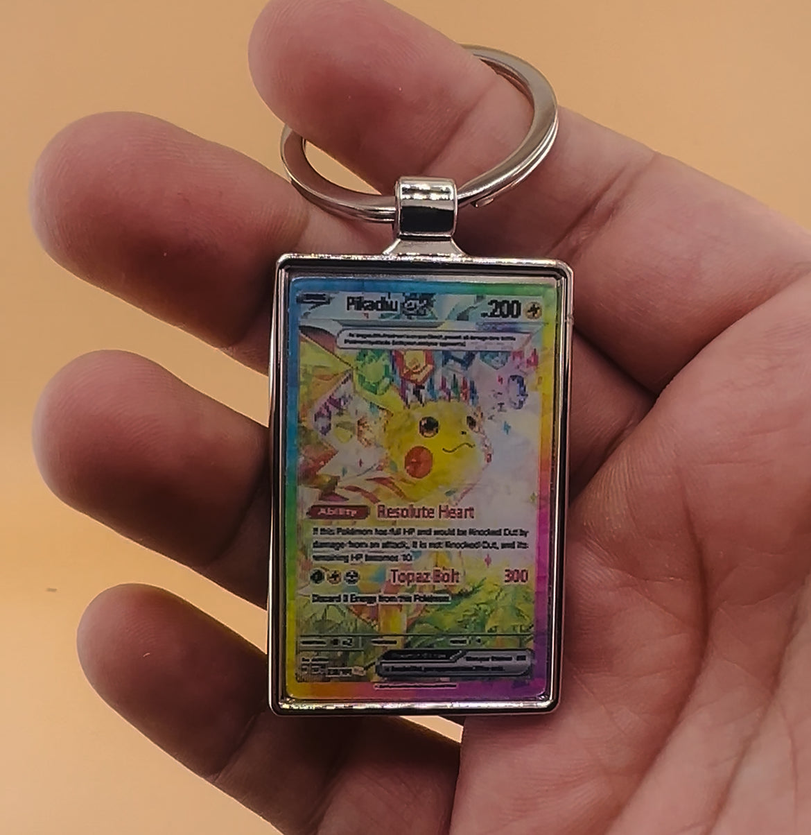 Metal Pokemon Motion Keychains