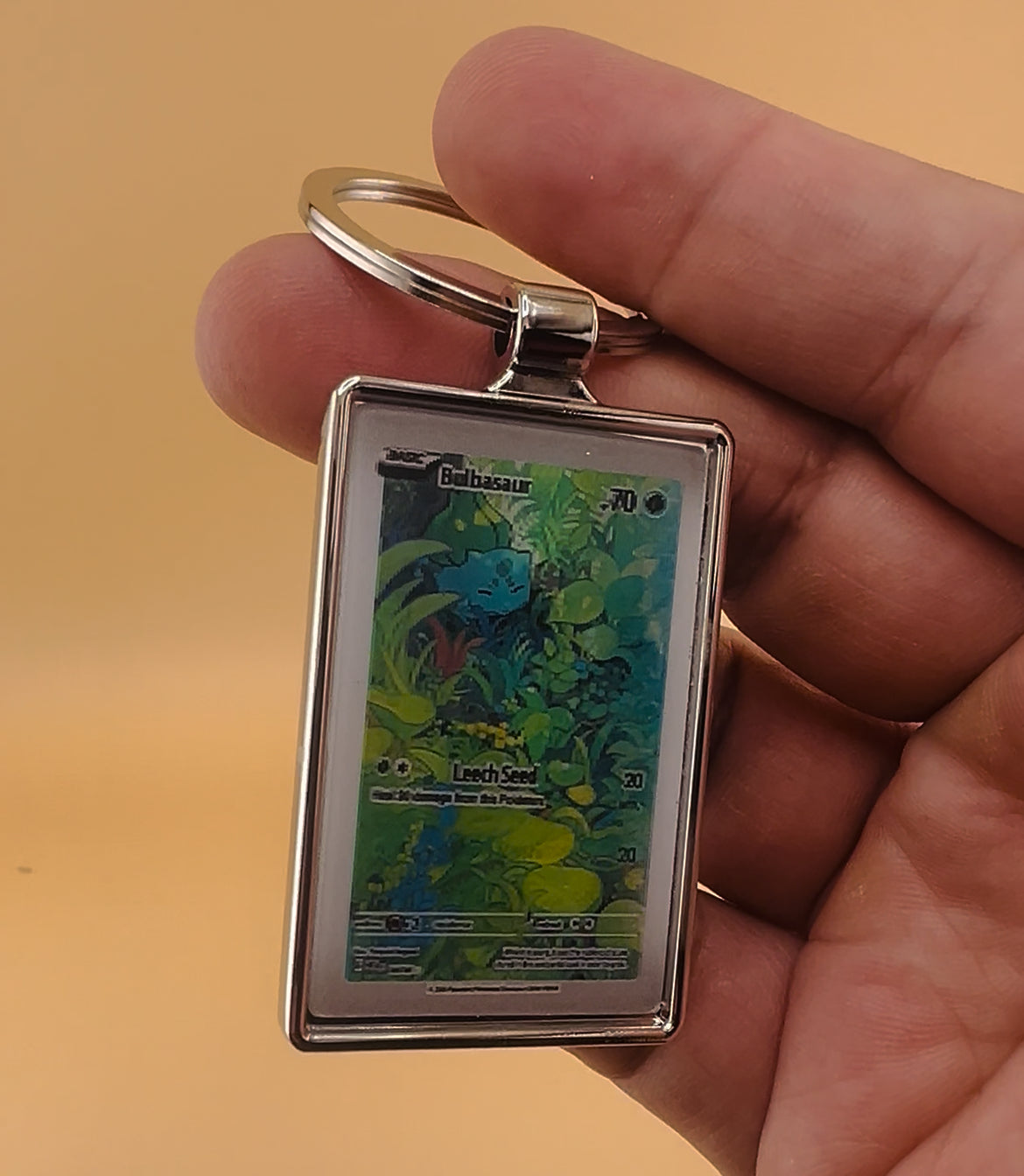 Metal Pokemon Motion Keychains