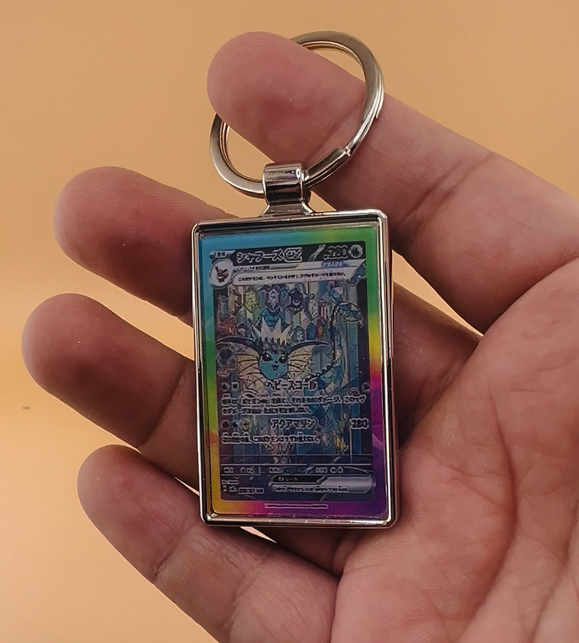 Metal Pokemon Motion Keychains
