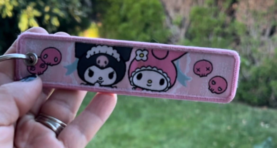 Hello kitty 1 Embroidery Keychain