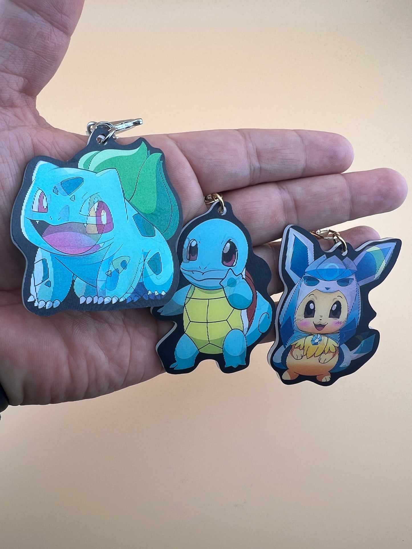 Pokemon Motion Keychains