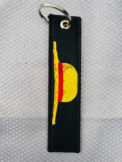 Straw Hat Pirate-Inspired Keychain