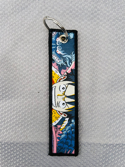 Straw Hat Pirate-Inspired Keychain
