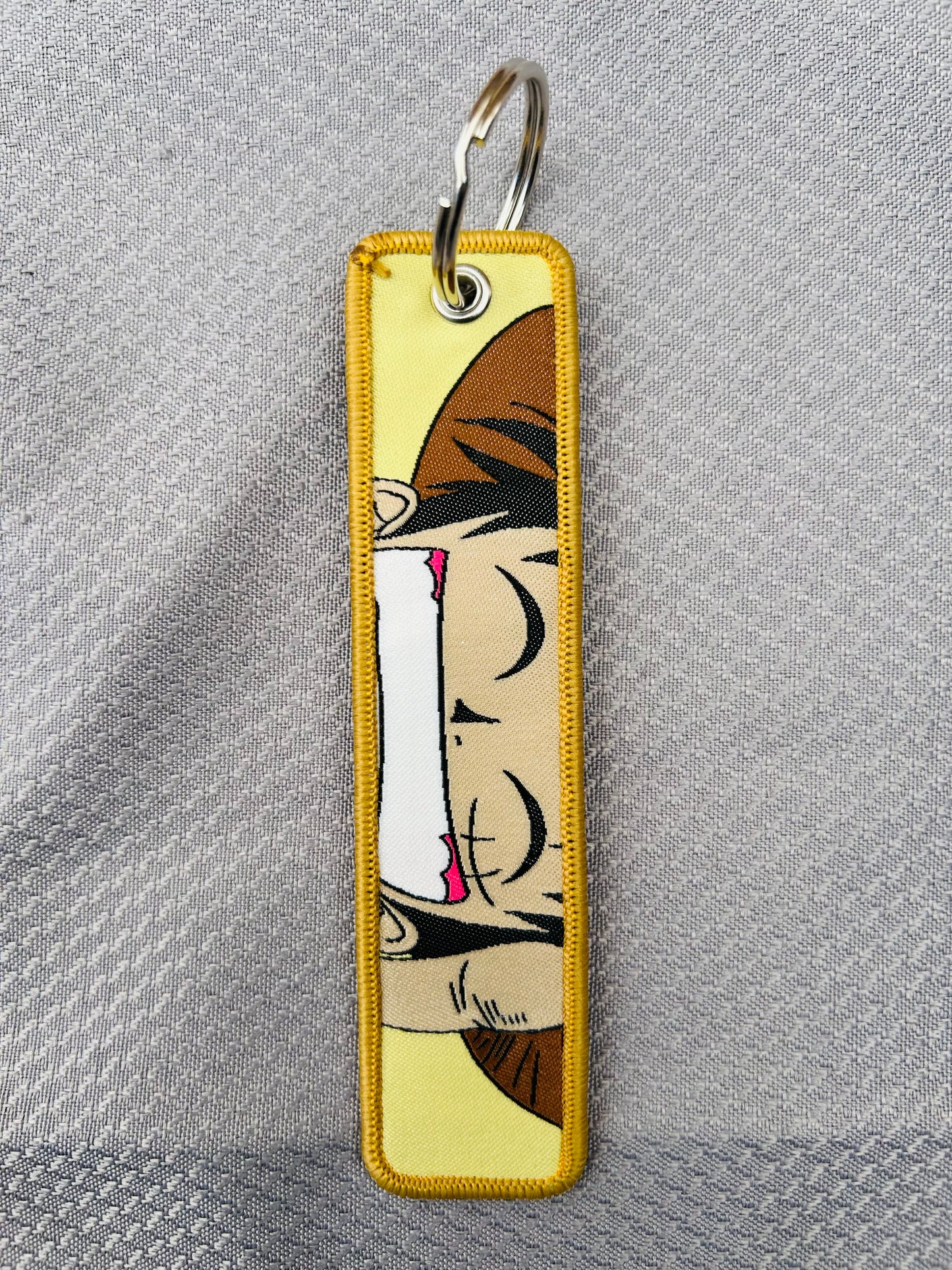 Straw Hat Pirate-Inspired Keychain