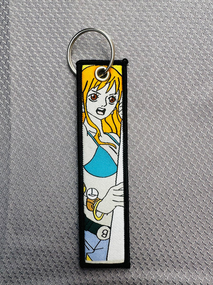 Straw Hat Pirate-Inspired Keychain