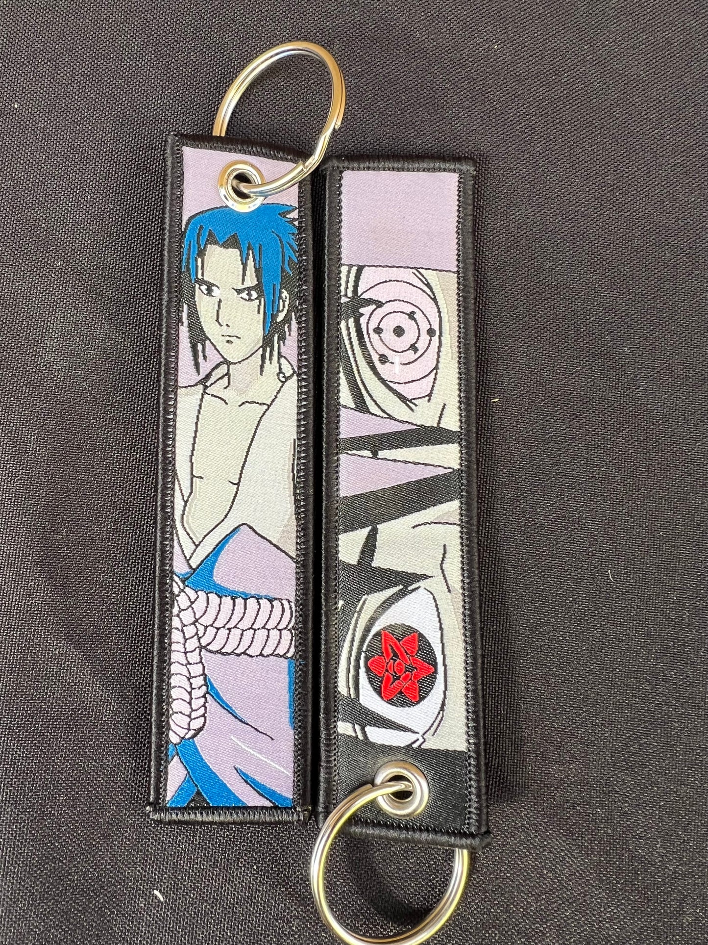 Naruto- Anime Embroidery Keychain