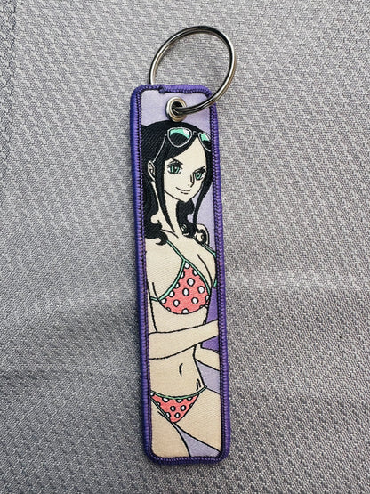 Straw Hat Pirate-Inspired Keychain