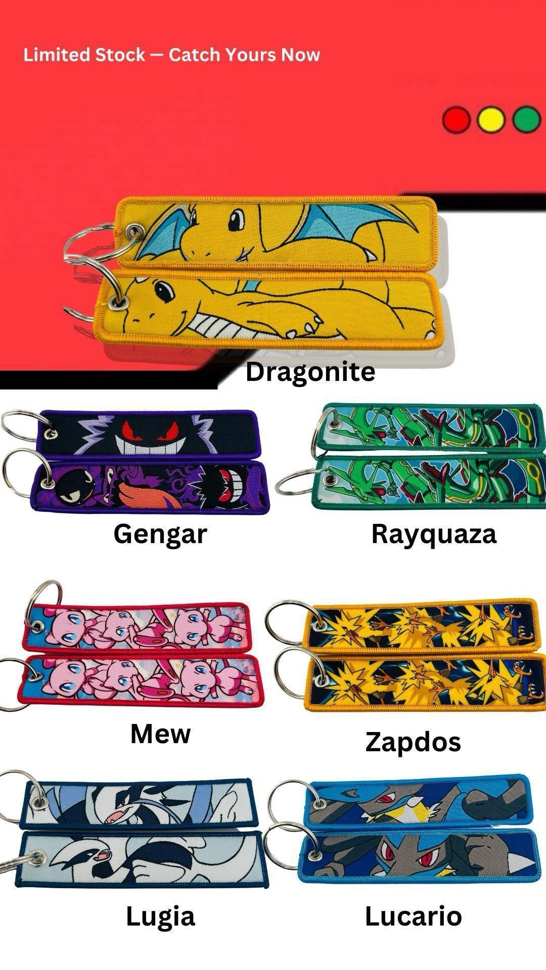 Embroidery Keychains - Legendary & Fan Favorites