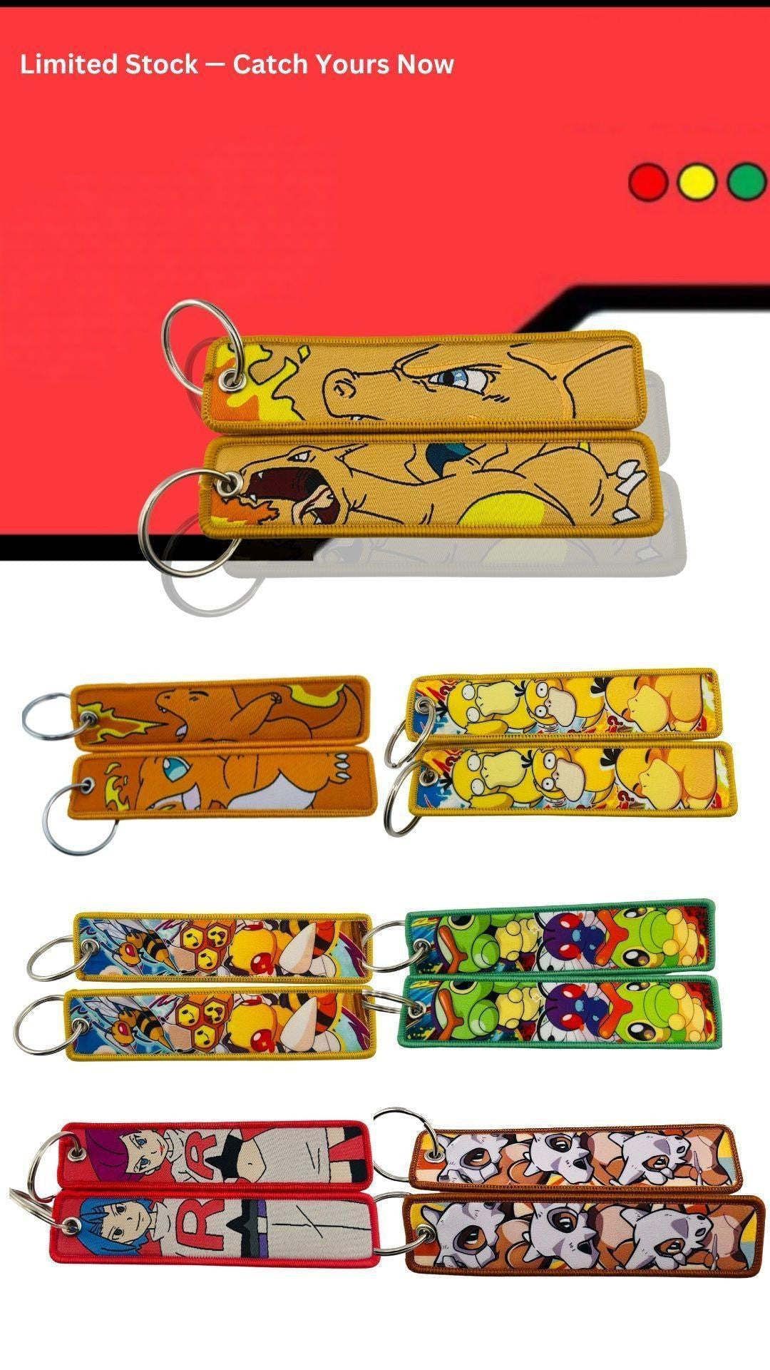 Embroidery Keychains - Iconic Collection.